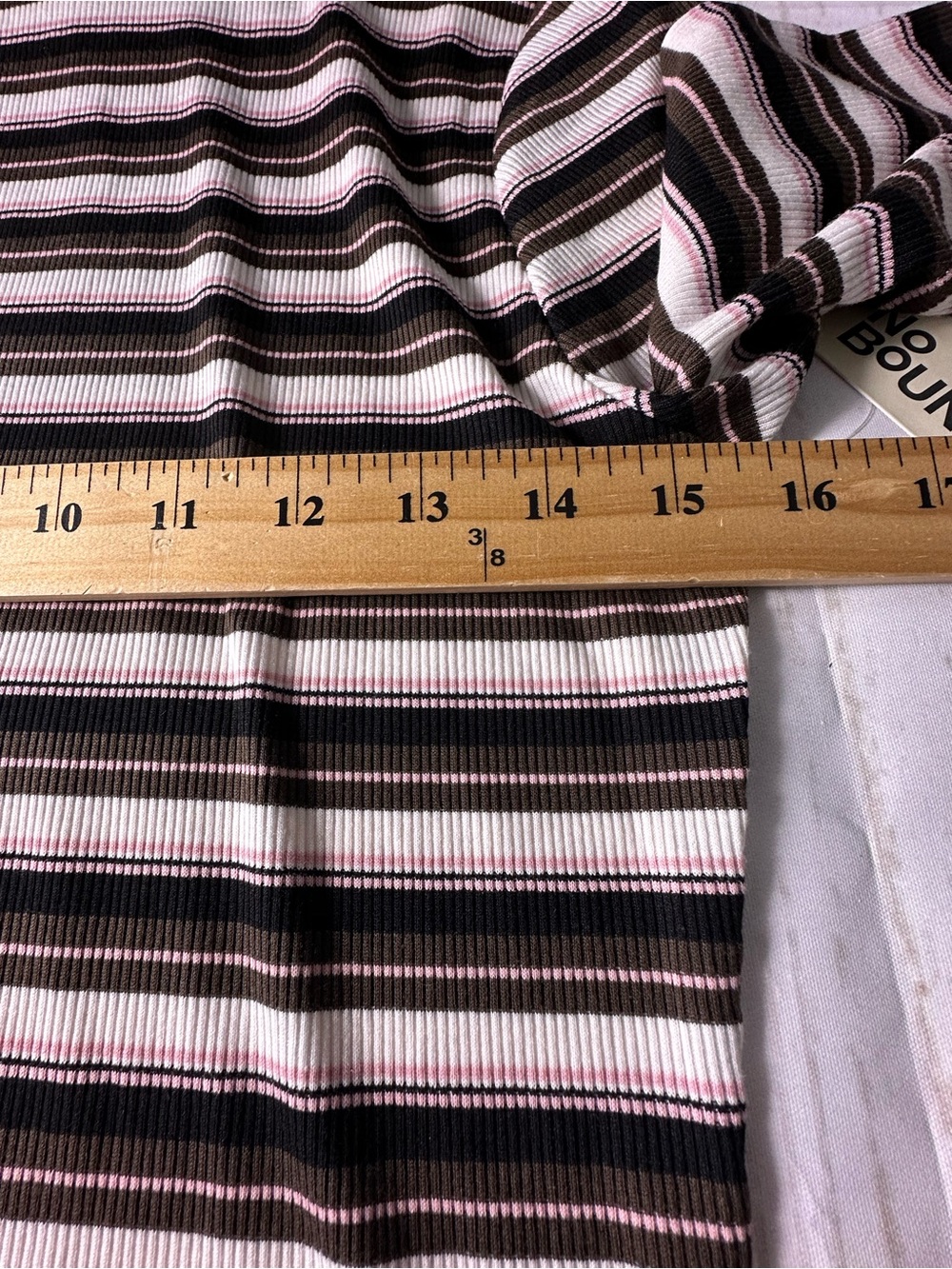 No Boundaries Striped Turtleneck Mini Dress - Black & White - Picture 8 of 9